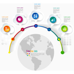 商务信息图表示意图