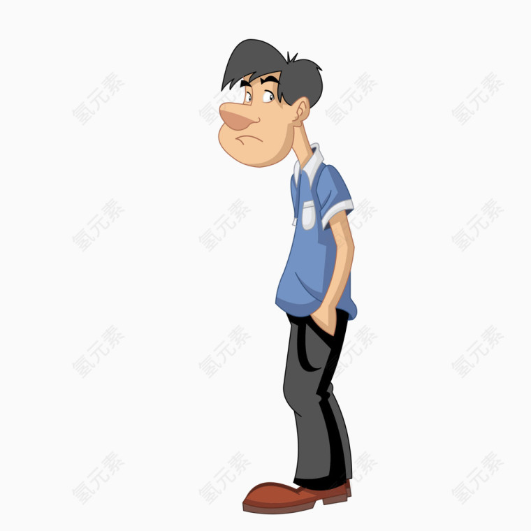 卡通人物男士素材