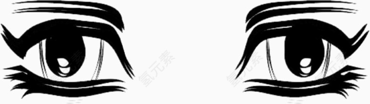 动漫眼睛可爱卡通日漫