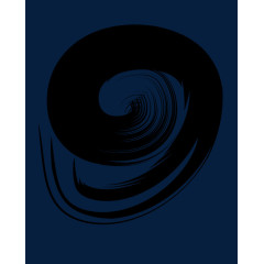 水墨花纹笔触素材