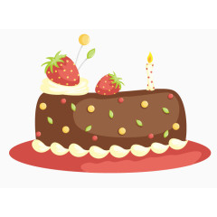 卡通清新蛋糕