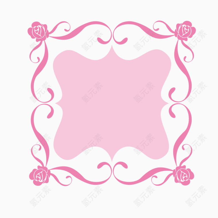 粉色情人节装饰