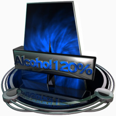 酒精蓝色的chrome-blue-icons