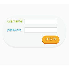 白色简约大气登录页