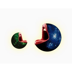 矢量创意嘴巴素材