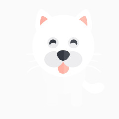 扁平化动物猫咪