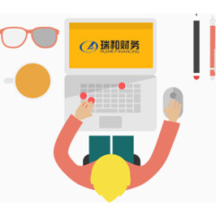 卡通财务人员