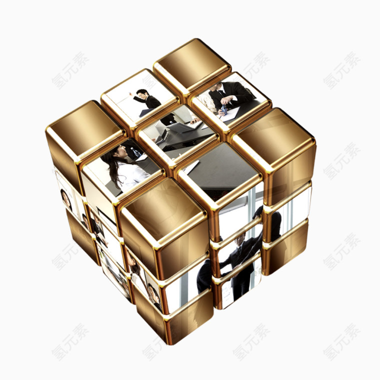 商务风格魔方