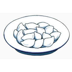 一盘饺子