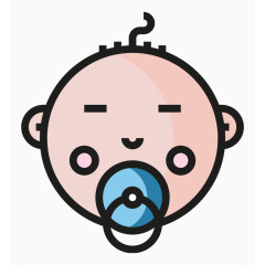 婴儿头像图标