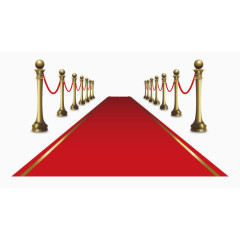 卡通颁奖红地毯