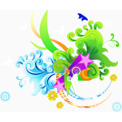 踏青季装饰元素