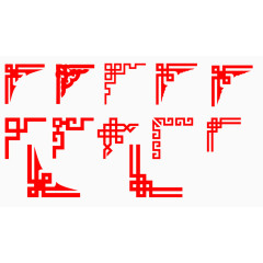 中国传统边框元素