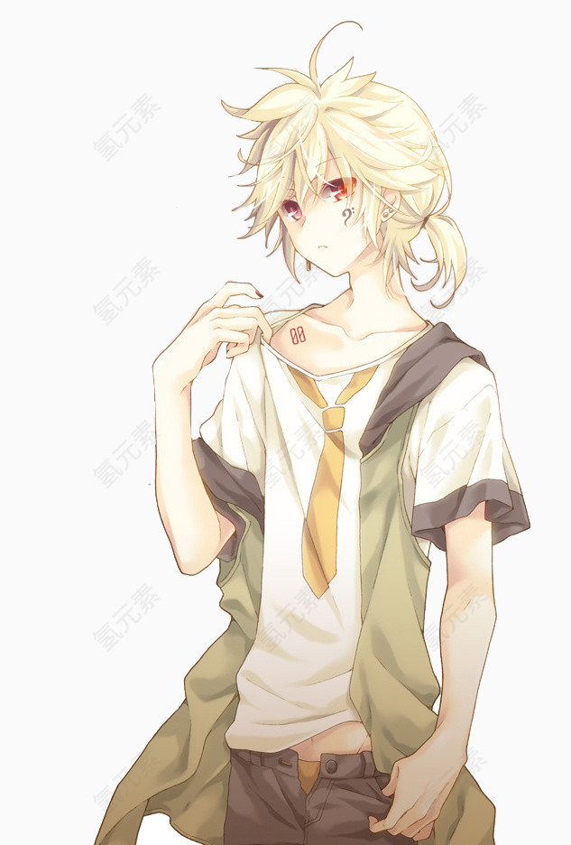 手绘动漫壁纸美少年