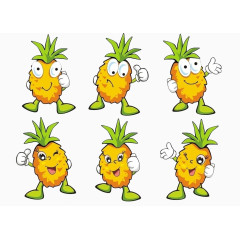 卡通菠萝