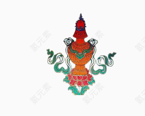 祥云莲花座