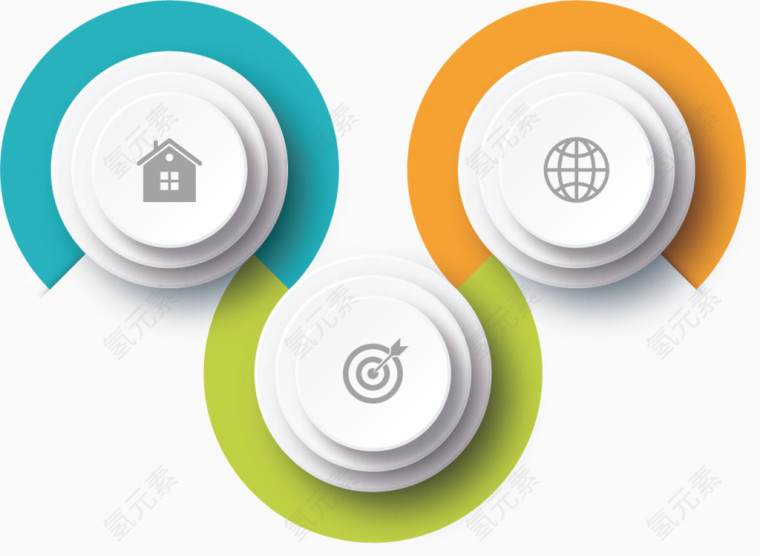 分类标签PPT元素矢量手绘素材