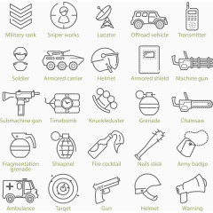 军事图标