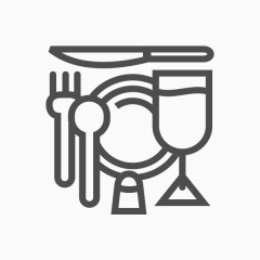 卡通旅游元素图标