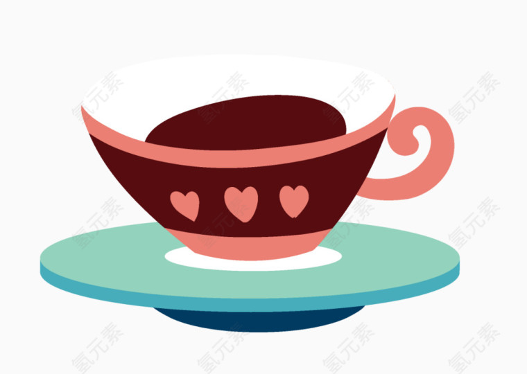 卡通茶杯