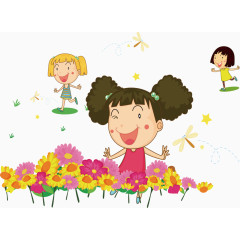 跟着蜻蜓追跑的女孩