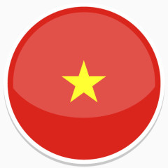 越南平圆世界国旗图标集