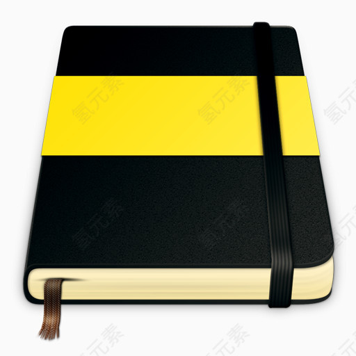Moleskine黄色的笔记本Moleskine图标
