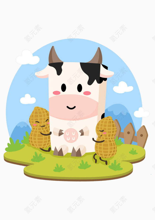 可爱小奶牛