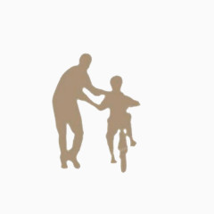 父亲教我骑自行车