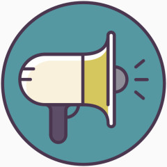 警报注意广播大声的MegaFon扩音器线的颜色组合3