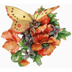 装饰素材蝶恋花