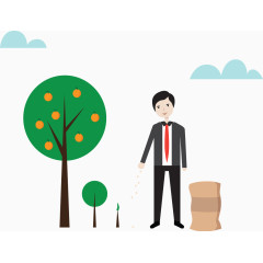 商务创业示意图.