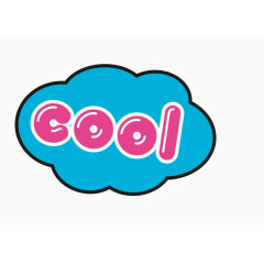 可爱 小清新 漫画风格对话框