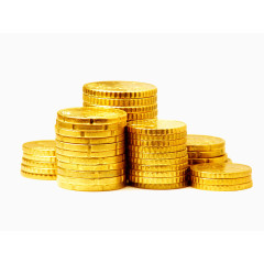 一堆金币