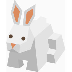 立体卡通兔子马动物