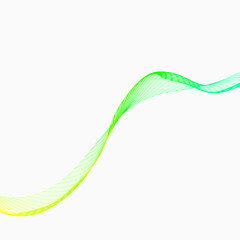 几何曲线彩色线条