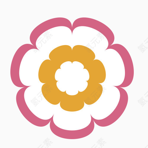 卡通花卉装饰图案