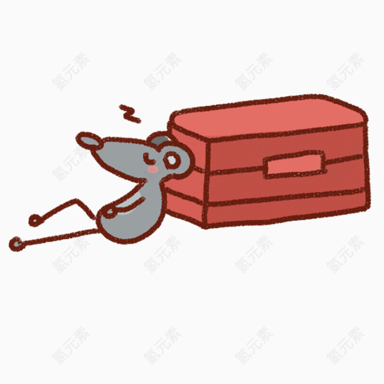 休息的老鼠