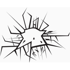 卡通绘制玻璃碎裂效果