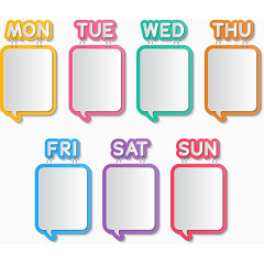 矢量星期对话框