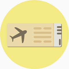飞机航空纸质图标