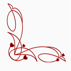 简约底纹边框角花框