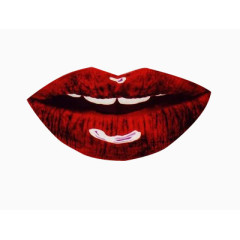 卡通红唇素材红唇图标