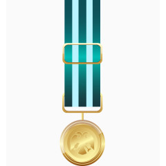 矢量金色金属光泽标签