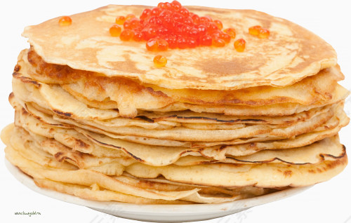 鱼子酱薄饼