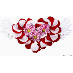 爱心花瓣