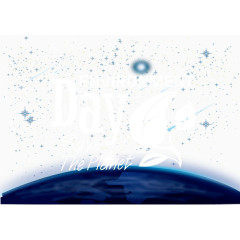 矢量元素太空中的地球