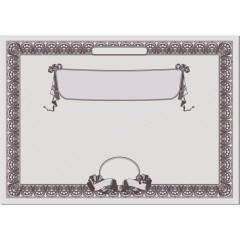 欧式证书元素矢量素材