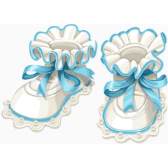 卡通手绘婴儿学步鞋