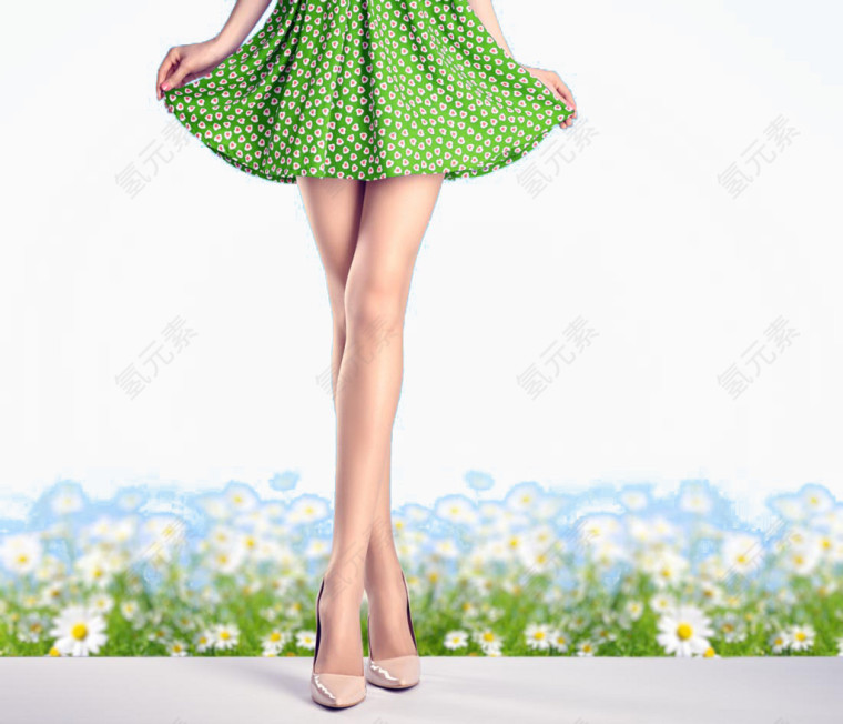 穿裙子的美女